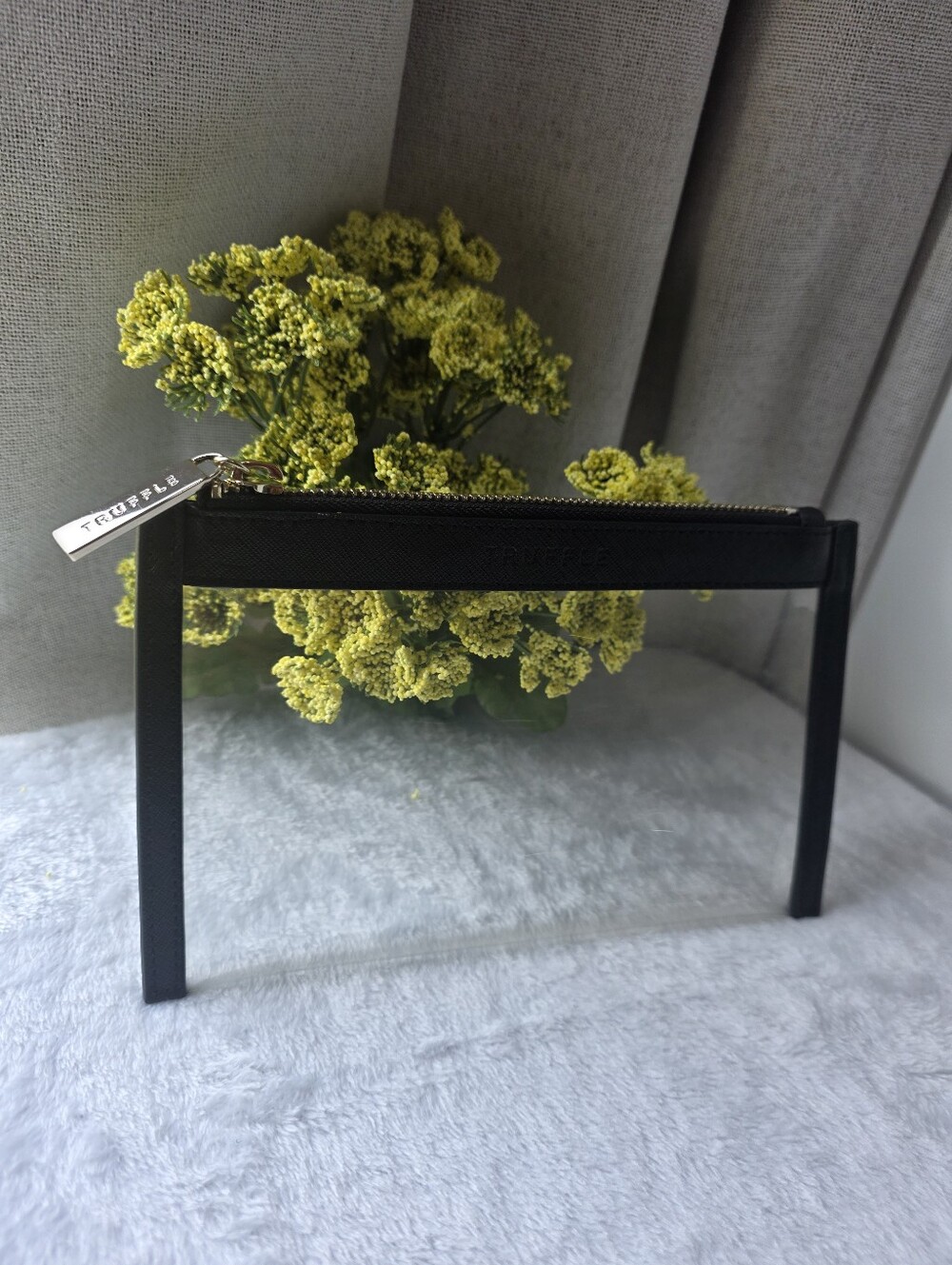 TRUFFLE Mini Clarity Clutch - Black - Picture 4 of 6